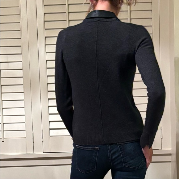 Brochu Walker cashmere, wool, and leather sweater - Picture 8 of 13